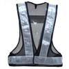 LED Safety Vest Reflective Material Width 6cm, Navy/White