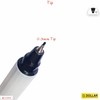 WOW Fineliner Pens Set, Fine Point (0.3mm), BLACK, Pack of