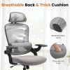DUMOS Mesh Computer Desk Chair,Adjustab - Grey
