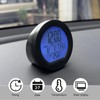 FSTURIOS Car Digital Thermometer Clock, Dashboard Clock with Backlight Fahrenheit