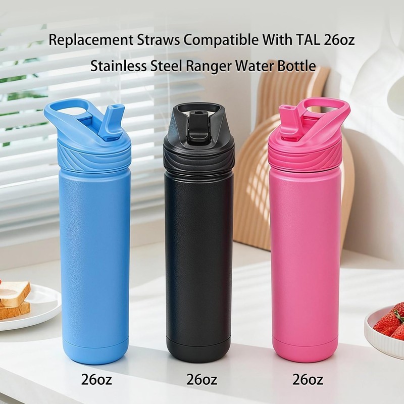 KLOWOAH Replacement Straws Compatible With TAL 26oz Stainless Steel Ranger