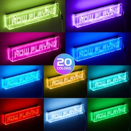 Colingmill 12 Inch Now Playing Vinyl Record Stand Wall Mount Now Playing Record Player Stand 20-Color Acrylic Holder Display for Albums Collection Room Decor, Christmas Gifts for Vinyl Lovers