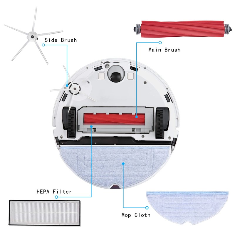 Original Roborock S7/Q7 Max/S7Max V Accessory, Removable Main Brush ×