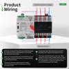Mini ATS Automatic Transfer Switch 100A AC 110V, IGEYAPA 4POLE