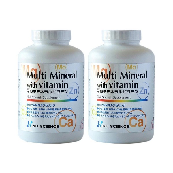 New Science Multi Mineral Vitamins 180 Capsules 2 Count