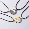 KEGUMINGX Cat Matching Necklaces Best Friend Necklace Couple Necklaces Heart