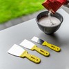 Helpmate 3-Piece Painter's Spatula Set, 40/60/80 mm, Stainless Steel