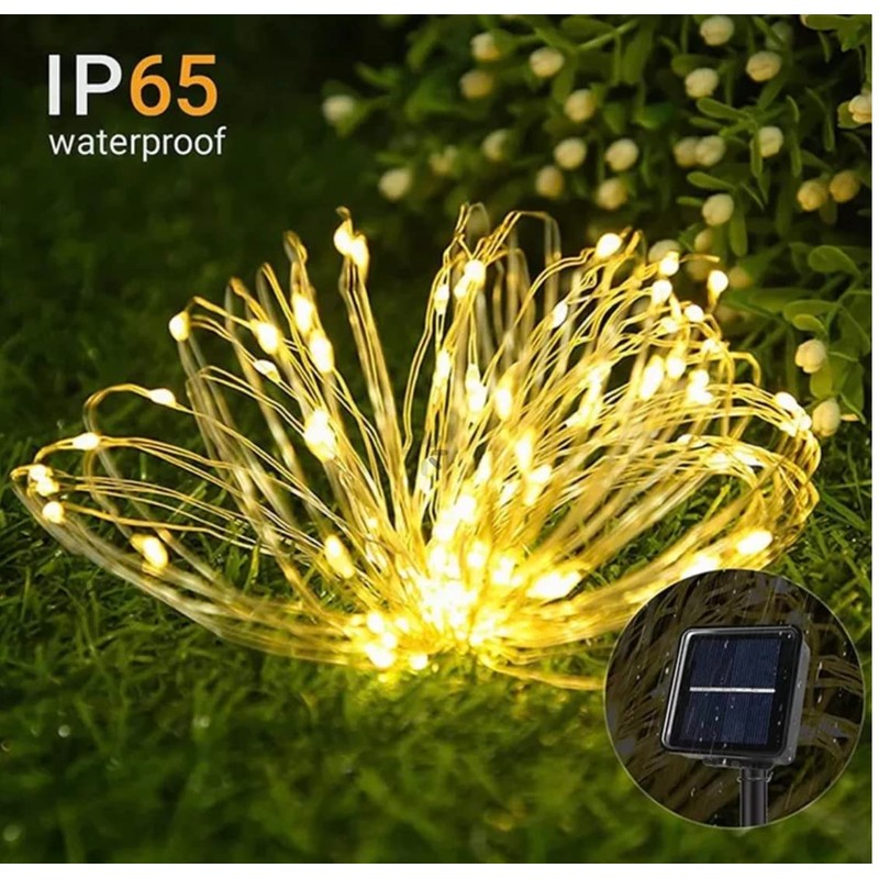 Bel Air Home - Solar Fairy Lights with 100 LEDs,