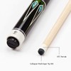Collapsar CH03 Pool Cue with Soft Case,Green Curly Maple with