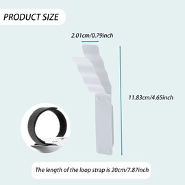 Resdolf Magnetic Golf Holder Clip for Golf Cart，Stand Clip Hold 30-70 Rings，Accessories for Men Holds，Golf Gifts for Golfers (White)