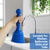 Armo® Mini Sink Plunger Sink Bathroom Shower Drain Unblocker Commercial