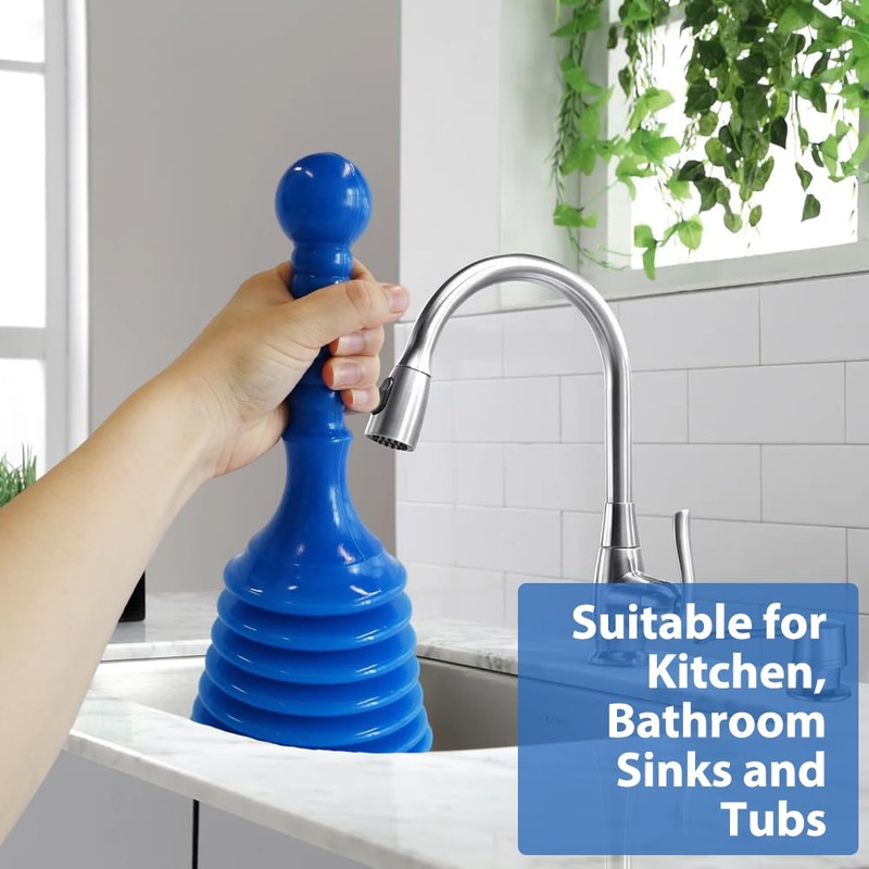 Armo® Mini Sink Plunger Sink Bathroom Shower Drain Unblocker Commercial