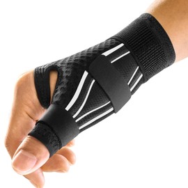 FREETOO Ergonomic Thumb Brace Right and Left, Breathable and Soft Thumb Splint, Thumb Orthosis for Osteoarthritis, Tendonitis, Snap Thumb, Men and Women