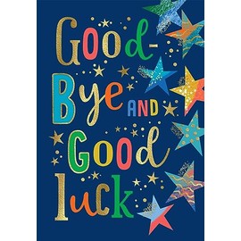 Avant Garde Studios Goodbye & Goodluck Card Stars - 9 x 6 inches