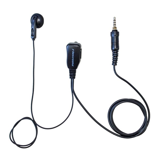 F.R.C FIRSTCOM FP-22WP FP-22WP Earbud Microphone, In-Ear Type, Compatible with