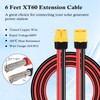 MOOKEERF XT60 Extension Cable 10AWG 6FT XT60 to XT60 Cable