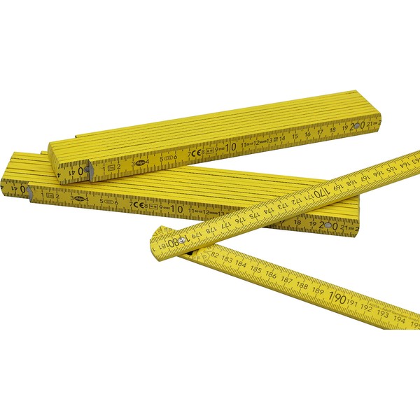 Adga 250 Folding Rule 2 Metres with 90°/180° Angle Locking
