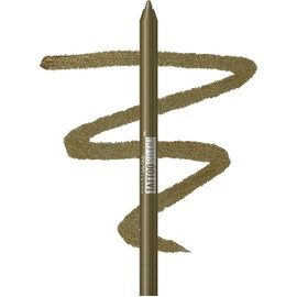 Maybelline Tattoo Studio Long-Lasting Sharpenable Eyeliner Pencil, Glide on Smooth Gel Pigments with 36 Hour Wear, Waterproof Emerald Lights 0.04 oz