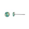 Limerencia G23 Pure Titanium Hypoallergenic Earrings | Minimalist Opal Stud