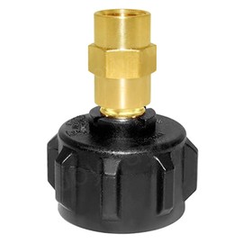 Joywayus QCC1 Nut Propane Adapter Brass Gas Regulator Valve Fittings with 1/4 Inch NPT Pipe Thread and Adapter for QCC1 Propane Tank