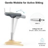 Ergonomic Height Adjustable Perch ELaning Stool Office Balance Active Seat