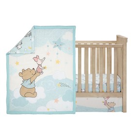 Bedtime Originals Starlight Pooh 3-Piece Crib Bedding Set - Blue, Animals