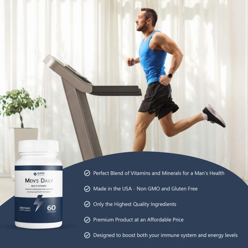Super Naturals Multivitamínico Diario Hombres 60 Cápsulas