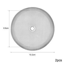 Jagowa 2 Pcs French Press Coffee Filter Stainless Steel Reusable Replacement Filter Mesh for 8 Cup/ 34 OZ/ 1000 ml Coffee Tea Makers