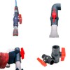PVC Ball Valve Water Supply Valve U Compact Female Threaded
