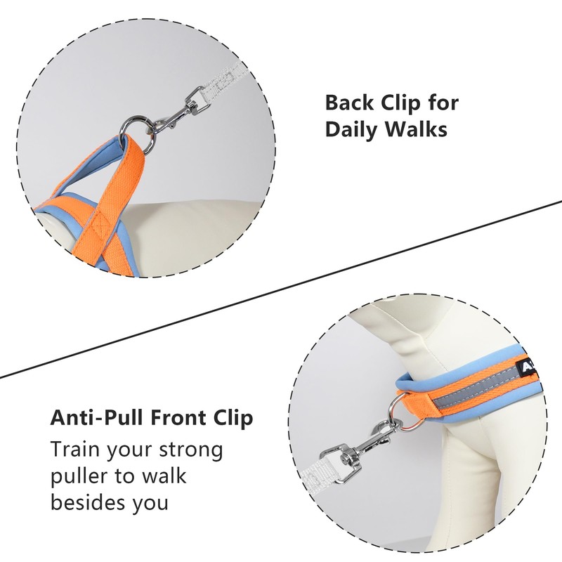 AIITLE No Pull Small Dog Harness, Pet Soft Vest Harnesses