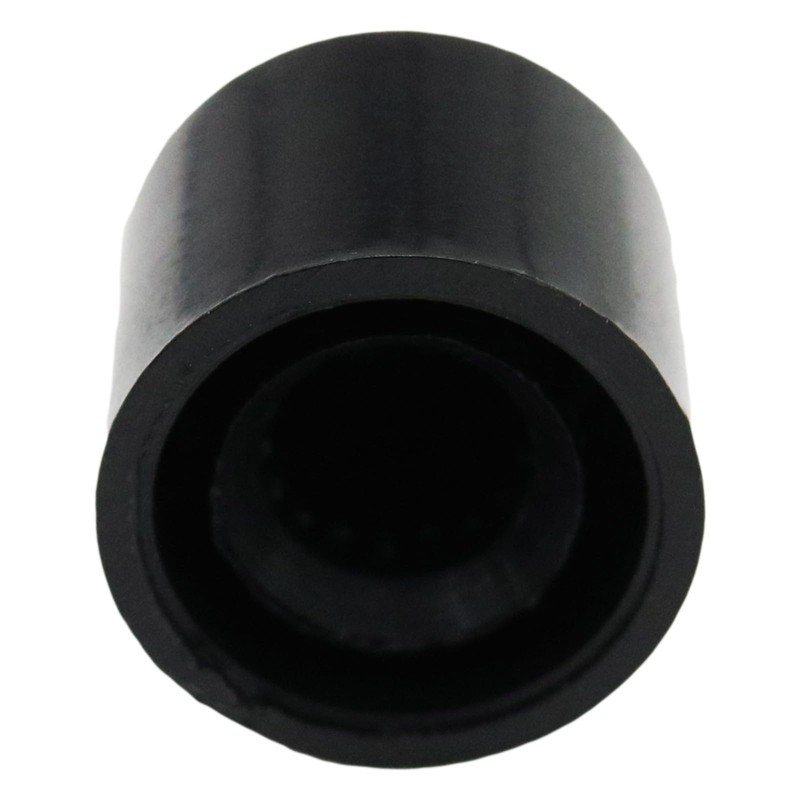 6mm Splined Hole Small Slot-Top Equipment Plastic Control Knob Pack