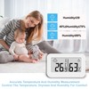 2-Pack Digital Room Thermometer and Hygrometer – Indoor Temperature and