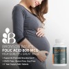 Bronson Ácido Fólico 800 Mcg Apoyo Prenatal 360 Tabletas