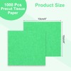 Rebower 1000 Pcs 4 Inch Tissue Paper Squares, Light Green