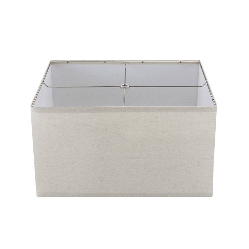 Aspen Creative 38751, Contemporary Design Collapsible Rectangular Spider Shade, (17+11)"