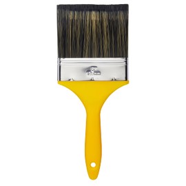 ProDec PR5GY Flat Masonry Paint Brush for Rapid Application of Smooth and Textured Masonry Paints on Outdoor Walls, Brick, Breeze Block, Render, Pebbledash and Other Rough Surfaces, 5" 125mm
