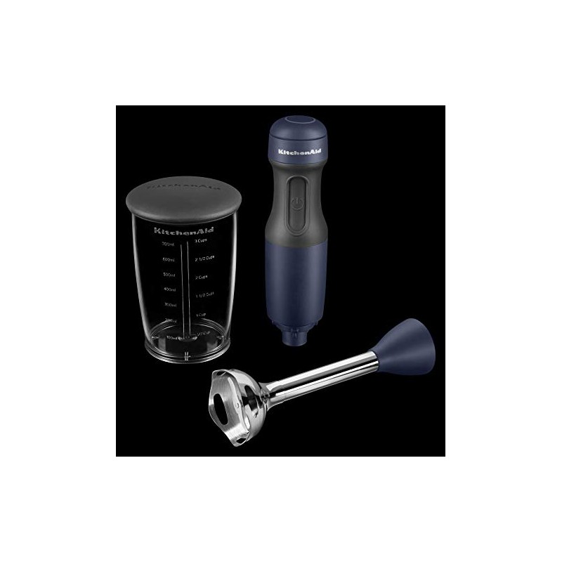 KitchenAid BPA-Free KHB1231IB 2-Speed Hand Blender, Ink Blue