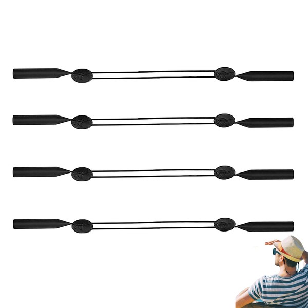 WQEDVN 4 PCS Kids Sports Glasses Strap, Sunglasses Lanyard Strap