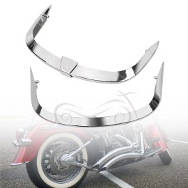 Unbranded Chrome Lower Front & Rear Fender Tip For Harley Softail Deluxe FLSTN 2005-2017