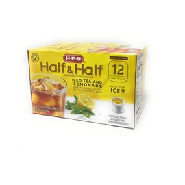 HEB Iced Tea and Lemonade Single Serve Pods - 12 count (Half & Half / Tea & Lemonade)