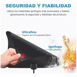 CONEJO MODA Antena De Tv Digital Hdtv Para Interiores Abierta Potente