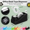 Watersay 12 Pack Multicolor Desktop Tape Dispenser 4 Inch Non