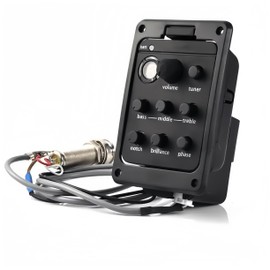 Acoustic Guitar Preamp Pickup with Tuner