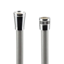 Gaona GA-FK068 Camo Shower Hose Replacement for 3.9 ft (1.5 m) (Adapter Included, Compatible with Most Manufacturers, Silver)