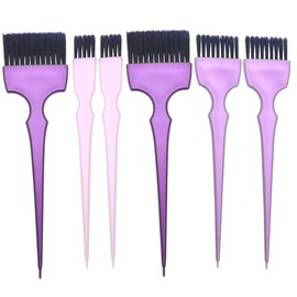 LALAFINA 6 Sets Hair Dyeing Kit Set Brush Hair Coloring Tools Dye Applicator Barber Tool Salon Accessories Hair Tint Brush Easy Application Size s l