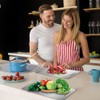 UUYYCLB Titanium Cutting Board - Dishwasher Safe, Double Sided Non-Slip