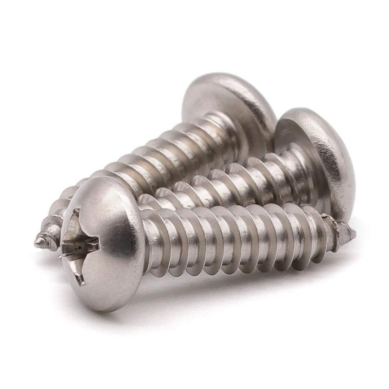#8 x 1/2" (100 Pack) Stainless Steel Phillips Pan Head