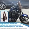 WOOGA Motorcycle Front Fairing Windscreen Windshield Flyscreen Visor Replacement for