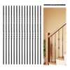 15 Pack Iron Balusters for Staircase Interior, Stair Balusters 44"