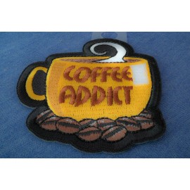 Ivamis Coffee Addict Patch - 2.75x3 inch - P7272